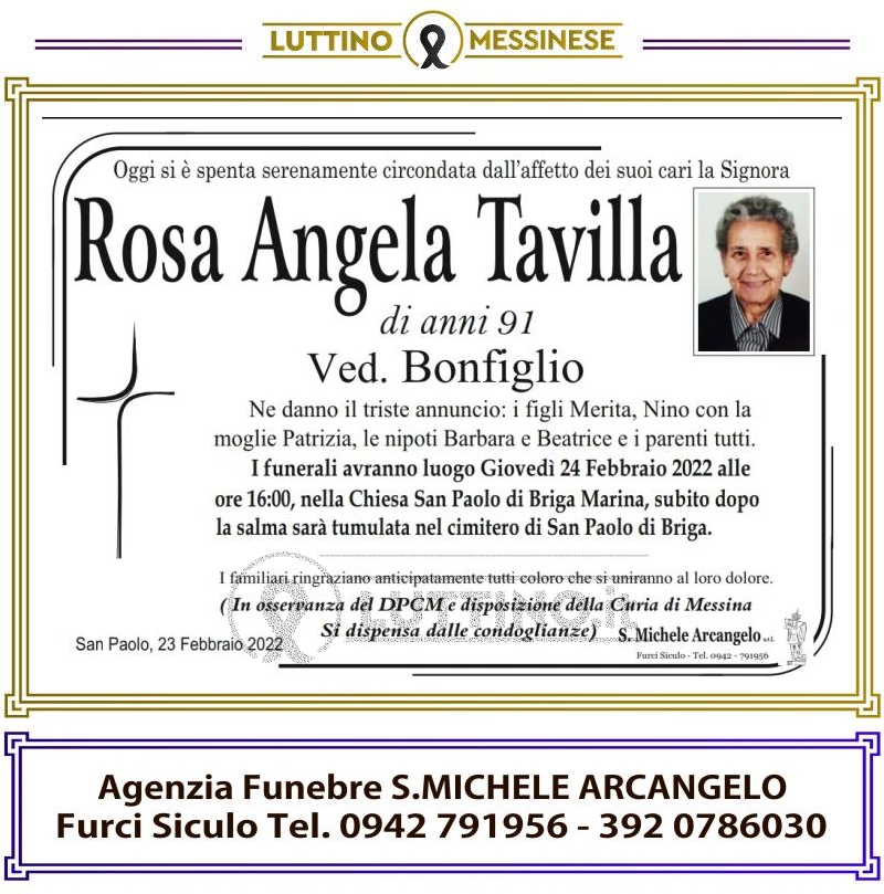 Rosa Angela  Tavilla 